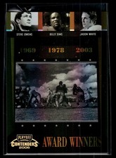 Steve Owens / Billy Sims / Jason White 2006 Playoff Contenders Card /100 #AW-42