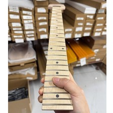 AAA22 Fret 25.5" Mahogany Guitar Neck, Maple Fretboard Unfinished