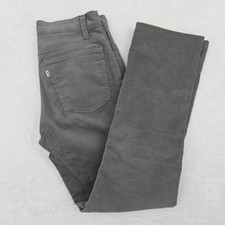 VTG 90s Levis 515 Corduroy Pants White TabTag 30x30 Fits True USA Made Gray