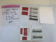 25 Ford Gpw Jeep Willys Mb Oil Canister Fuel Filter Air Cleaner Ac Sticker Lot