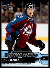 2016-17 Upper Deck Young Guns Chris Bigras ROOKIE Rookie Colorado Avalanche #245