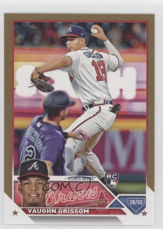 2023 Topps Series 1 Gold 527/2023 Vaughn Grissom #275 Rookie RC 0o84