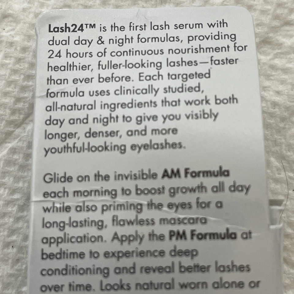 Hair La Vie Lash24 长度提升底霜和睫毛增强精华 AM/PM 配方 — 第 2/4 张图片