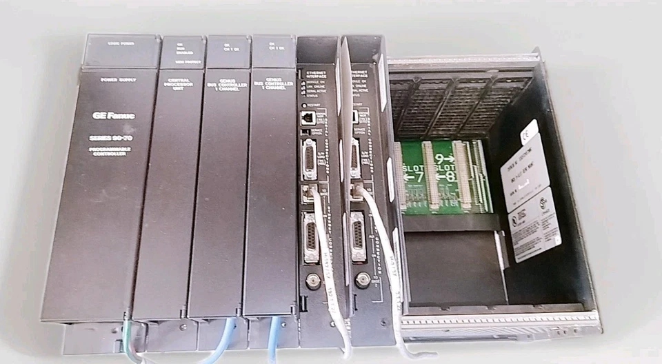 GE FULL RACK | IC697CPM790 | IC697CMM742 | IC697CHS790G | IC697PWR711J | TESTED - Image 4 of 4