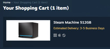 Steam Machine 512GB - Immediate Queue Order