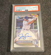 Topps 2025 Bowman Chrome Mega Box Auto Jac Caglianone #BMA-JC PSA 10 /10