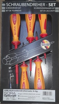 VDE Schraubendreher Set 6 teilig Opticraft