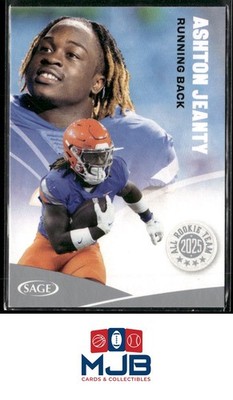 2025 SAGE HIT Ashton Jeanty Silver #162 Boise State Broncos