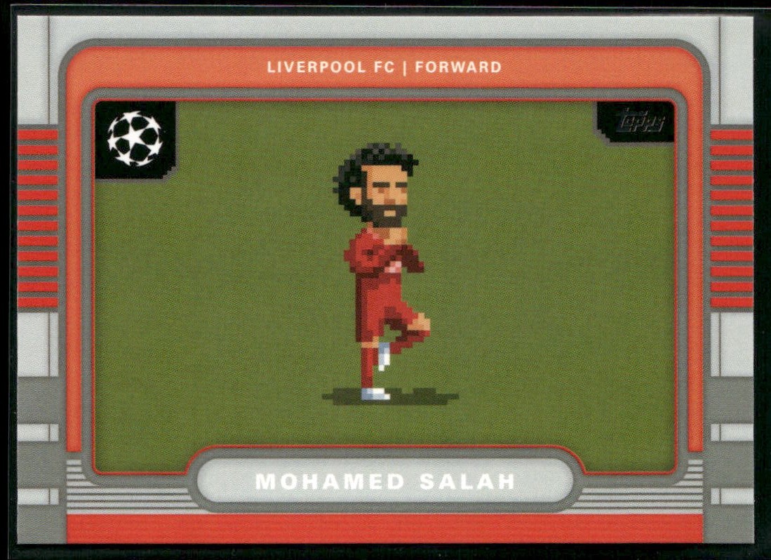 カーナビ salah Mohamed Salah 2025-26 Topps UEFA Club Competitions 8-Bit Shots #8B