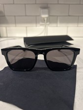 Yves Saint Laurent YSL Black Glasses Sunglasses Case Slight Red Tint
