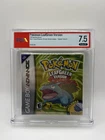 Pokemon LeafGreen Version Nintendo Game Boy Advance New PSA 7.5 B- Graded