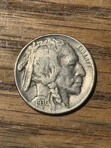 1930-S Buffalo Nickel Horn Details  Extremely Fine (XF) Details