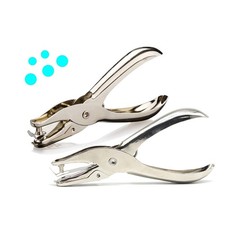 1/4 and 1/8 Inch Small Single Hole Punch Handheld Circle Shaped Hole Puncher 2pk