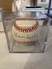 Warren Spahn Autographed Baseball