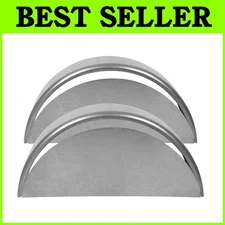 Alloy Steel Round Trailer Fenders - 14"-16" Wheels - 2 Pack