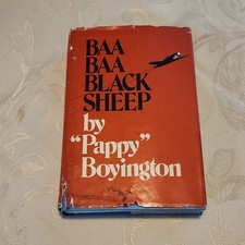 Gregory Boyington Baa Baa Black Sheep HC Reprint Signed 