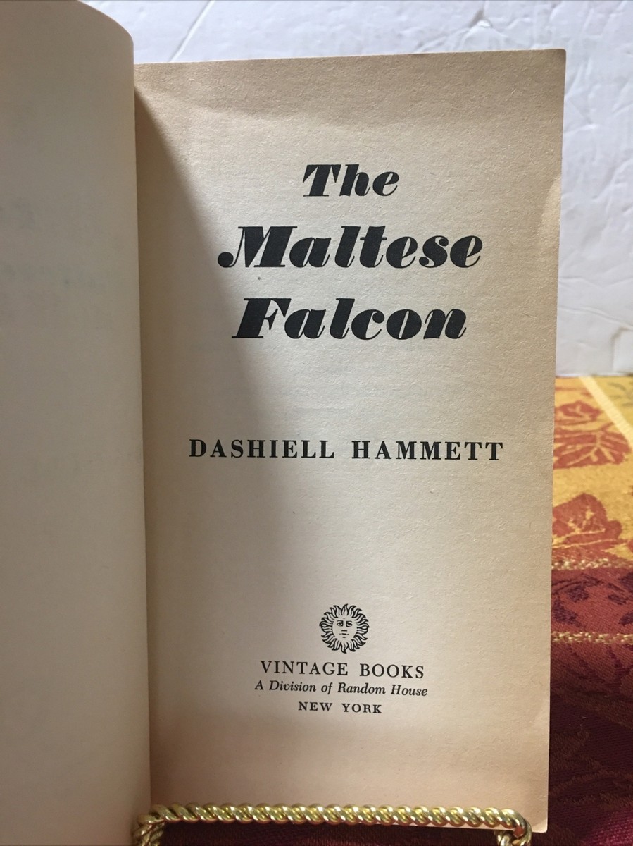 Paperbacks Books The Maltese Falcon By Dashiell Hammett – Crime Classic ...