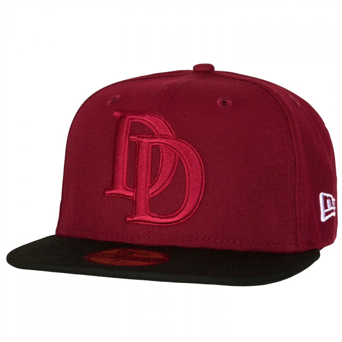 Daredevil Black Brim New Era 59Fifty Fitted Hat Red Australia