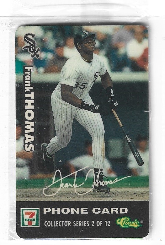 Frank Thomas Chicago White Sox 1996 Classic 7/11 PHONE CARD #2