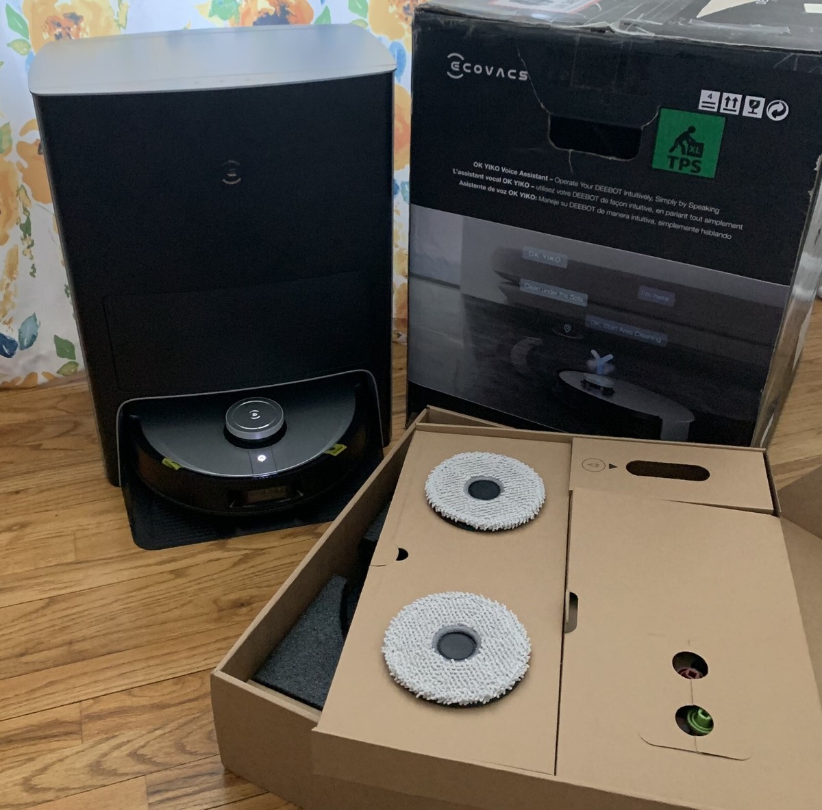 ECOVACS DEEBOT X1 Omni Robot Vacuum Cleaner and Mop Combo Voice