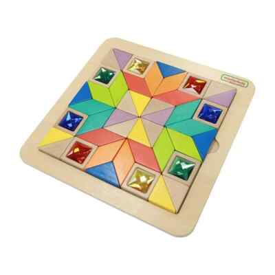 MASTERKIDZ Puzzle Mosaikfliesen und Formen, logisches Denken, operative Fähigkeiten