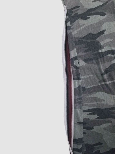 $138 Splendid Women's Gray Striped Track Camo Wide-Leg Sweat Pants Size S - Picture 4 of 4