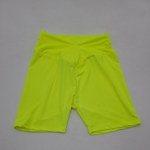 SHEIN Workout Shorts Neon Yellow Size 