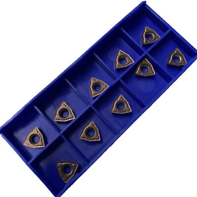 ZIMI 10PCS WCMX 050308FN ZM330 U-Drill Carbide Drilling Insert WC Style WCMT05 WCMX05