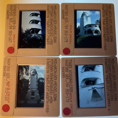 Erich Mendelsohn: Einstein Tower, Potsdam German Architecture 4 35mm Slides 1
