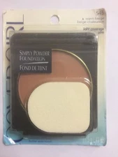 CoverGirl Simply Powder Foundation #545 WARM BEIGE ORIGINAL FORMULA NEW.