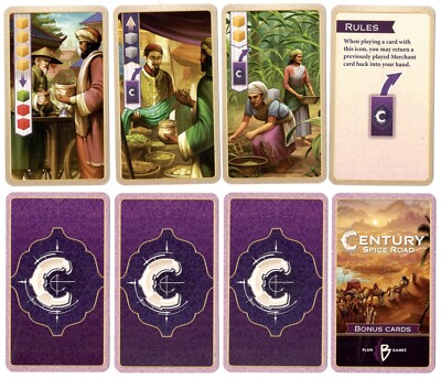 Century Spice Road Bonus Cards 1 Promo Pack Mini-Expansion Plan B Games New