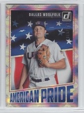 Dallas Woolfolk /999 2018 Donruss AMERICAN PRIDE Team USA Crystals #AP8