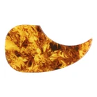 Water Droplet Shape Acoustic Guitar Pickguard Thick Self-adhesive Amber