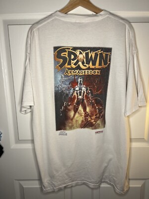 Vintage Spawn Armageddon video game comic t shirt size XL
