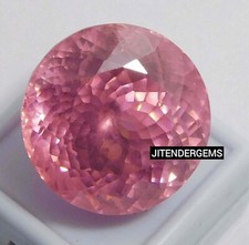 100 Ct Natural Pink Color Huge Zircon Round Cut Cambodia Loose Gemstone
