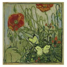 Silk Scarf Women Flowers Print Square Scarves