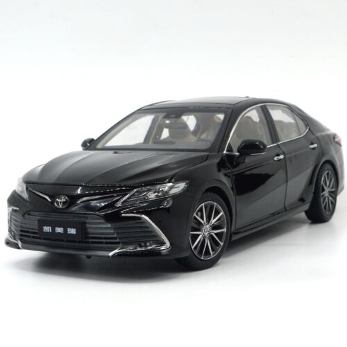 1:18 1/18 Toyota Camry 2021 noir moulé sous pression miniature miniature modèle voiture cadeau - Photo 1/17