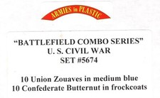 Armies In Plastic 1:32 Battlefield Combo Series - American Civil War
