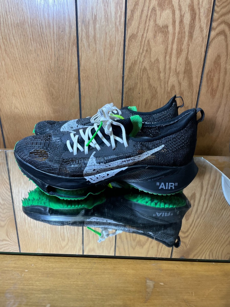 Nike Off-White x Air Zoom Tempo Next% 'Black' CV0697-001 Green