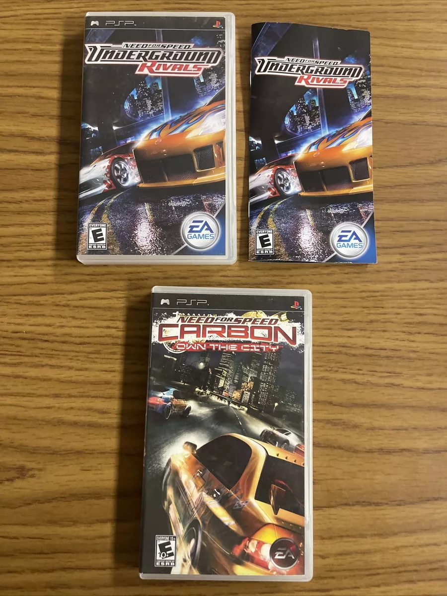 Need For Speed Underground Rivals, Sony Psp Cover