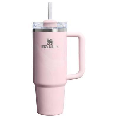 #ad Stanley 30 oz Stainless Steel H2.0 Flowstate Quencher Tumbler Pink $31.50