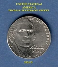 Photo of a 2024-D Jefferson Nickel from an eBay listing that sold on Jul 17, 2026