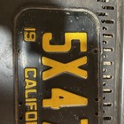 Vintage California Driver's License Plate 1951 Plate  5x4722 — photo 3