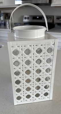Candle, Essentials  Lace Cut Side Lantern Candle Light Battery Operated