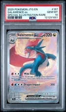 2025 POKEMON JTG EN-JOURNEY TOGETHER #187 SALAMENCE EX PSA 10