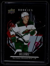 2022-23 Upper Deck Allure #114 Matt Boldy Black Rainbow