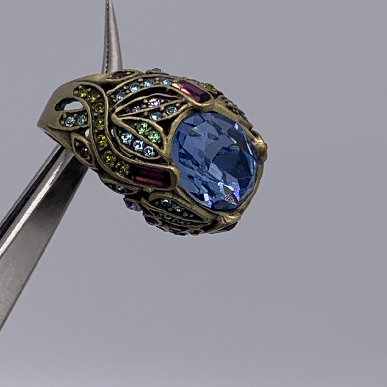 Heidi Daus Bold Multi Stone Statement Ring Sz-9 - image 15