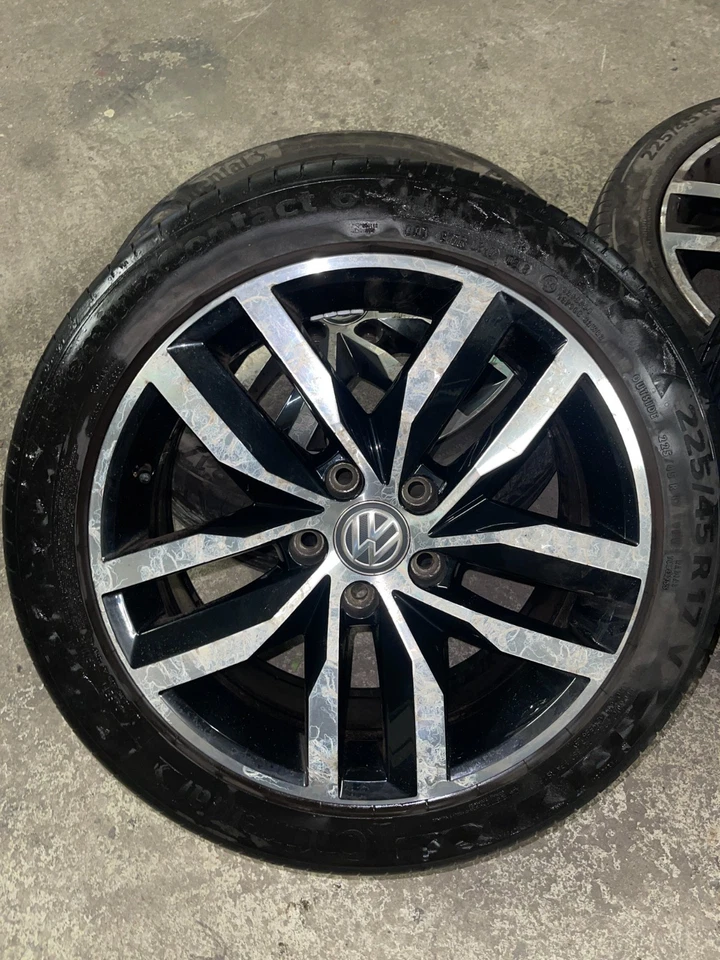 Original VW Golf 7 5G Sportsvan Madrid Alufelgen Sommerreifen 225/45 R 17 Conton - Bild 4 von 4