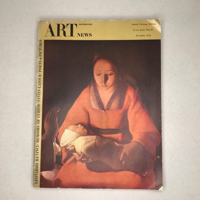 Nov. 1954 Art News Annual Christmas Ed. Pt II Good Used Condition