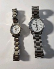 Lot Of 2 Timex Watch, Timex Two Toned Indiglo & Timex Silver Tone Watch (?)